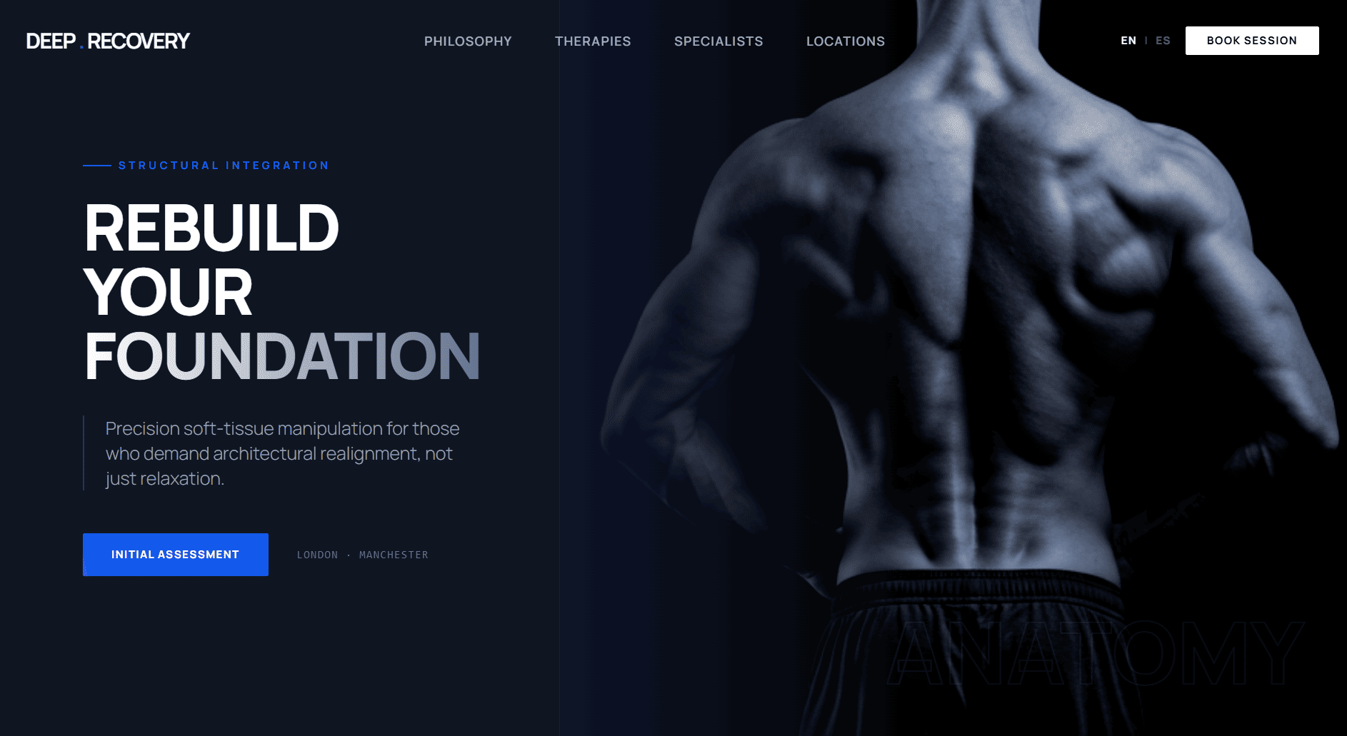 Structural massage studio in London