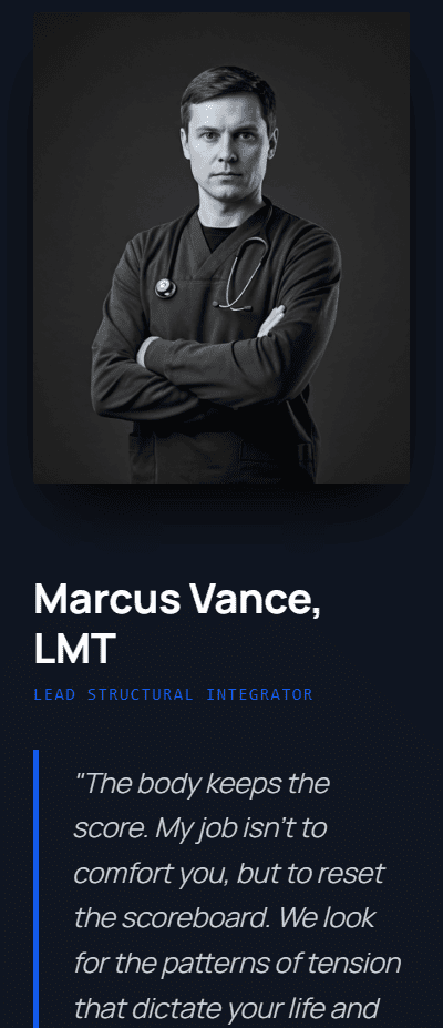 Structural massage studio in London mobile